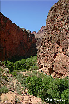 Verlauf des Canyons